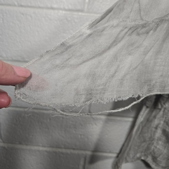 Tempo Paris Small Lace Crochet Lagenlook Artsy Dress Tunic Maximalist Italy Boho - Picture 5 of 9